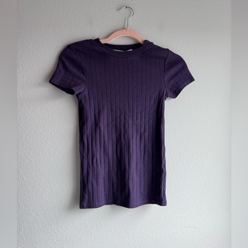 NWT Purple LA Relaxed Fitted Short Sleeve Tee women’s Medium